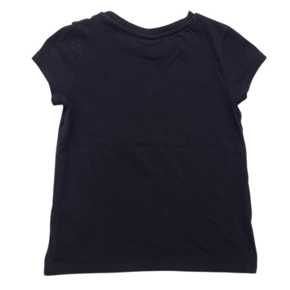 Puma Girls T-shirt Black Pink Crewneck Short Sleeve Sport-Casual Size XS Kids - Picture 3 of 7